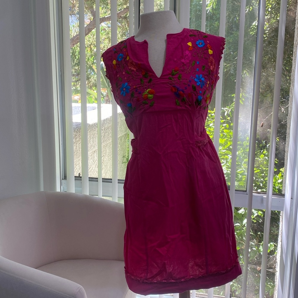 EMBROIDERED HANDMADE DRESS 👗